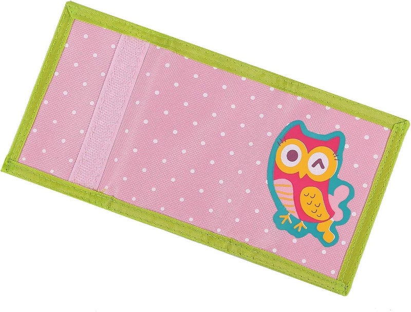 Jonyee RFID Wallet, Cute Cartoon Wallet with Zipper for Kids (Owl) - Image 3